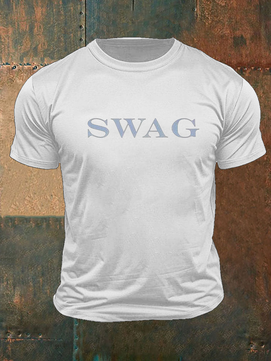 Men's Music Lover Swag Printed T-shirt