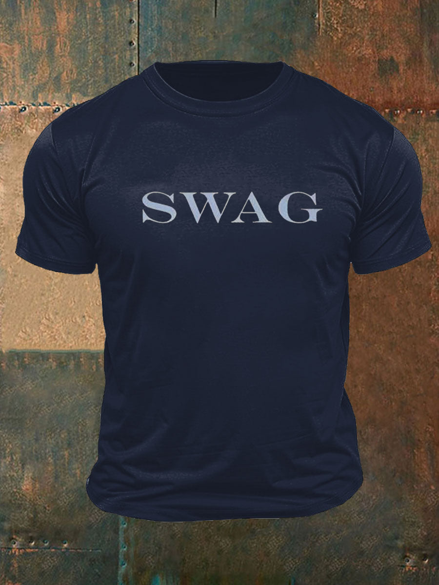Men's Music Lover Swag Printed T-shirt