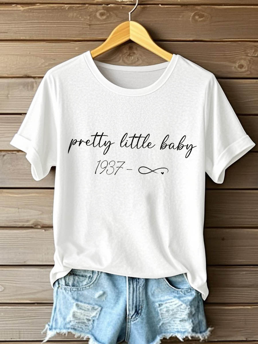 Women's Music Short-Sleeved Printed T-shirt