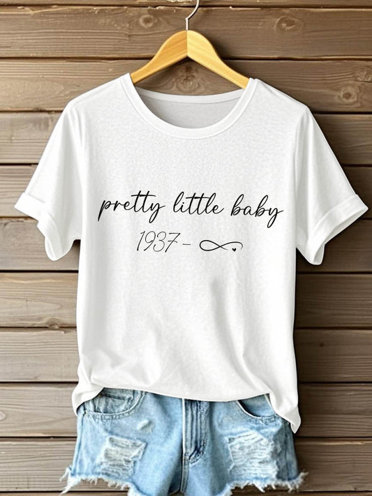 Women's Music Short-Sleeved Printed T-shirt