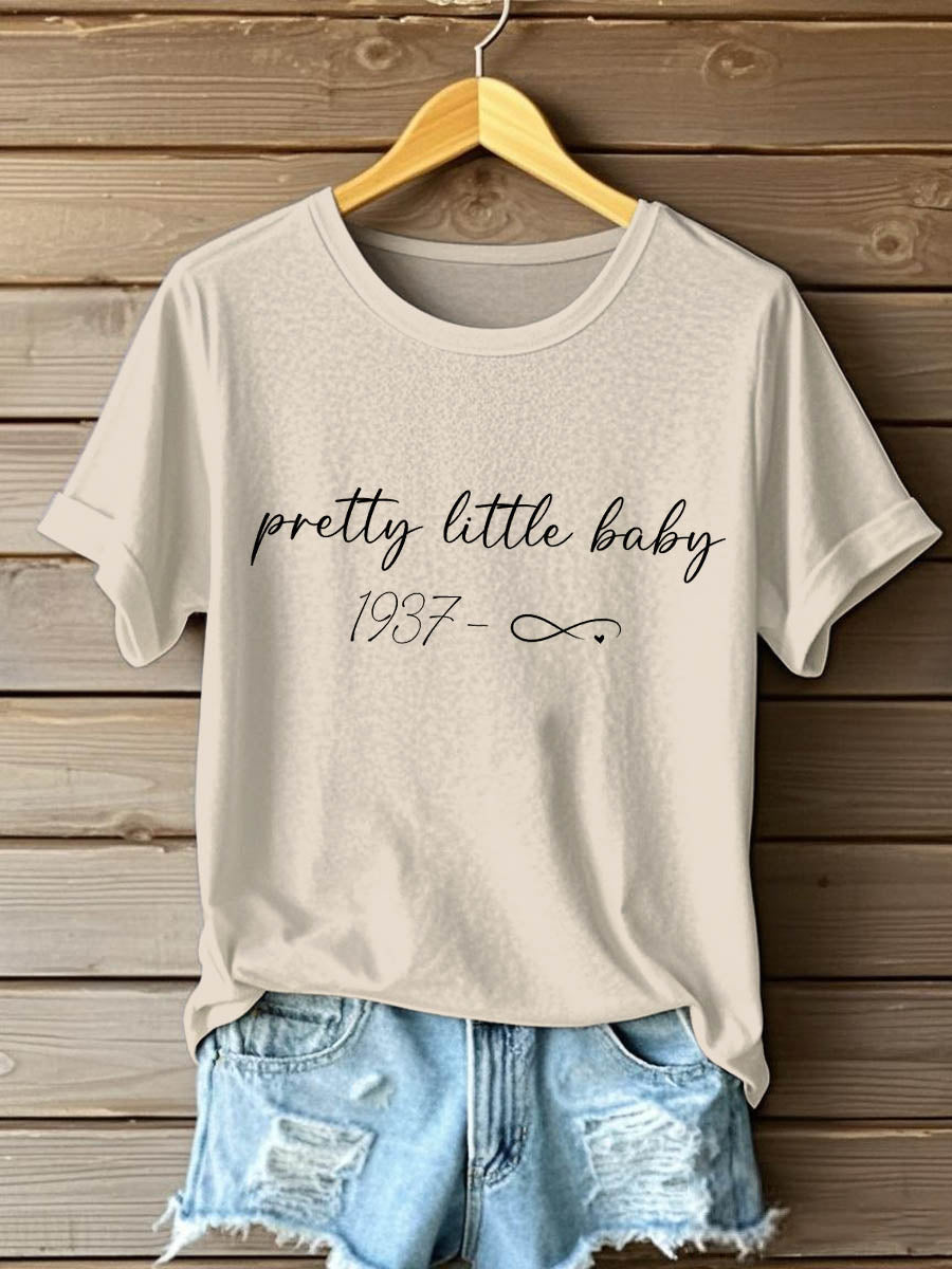 Women's Music Short-Sleeved Printed T-shirt