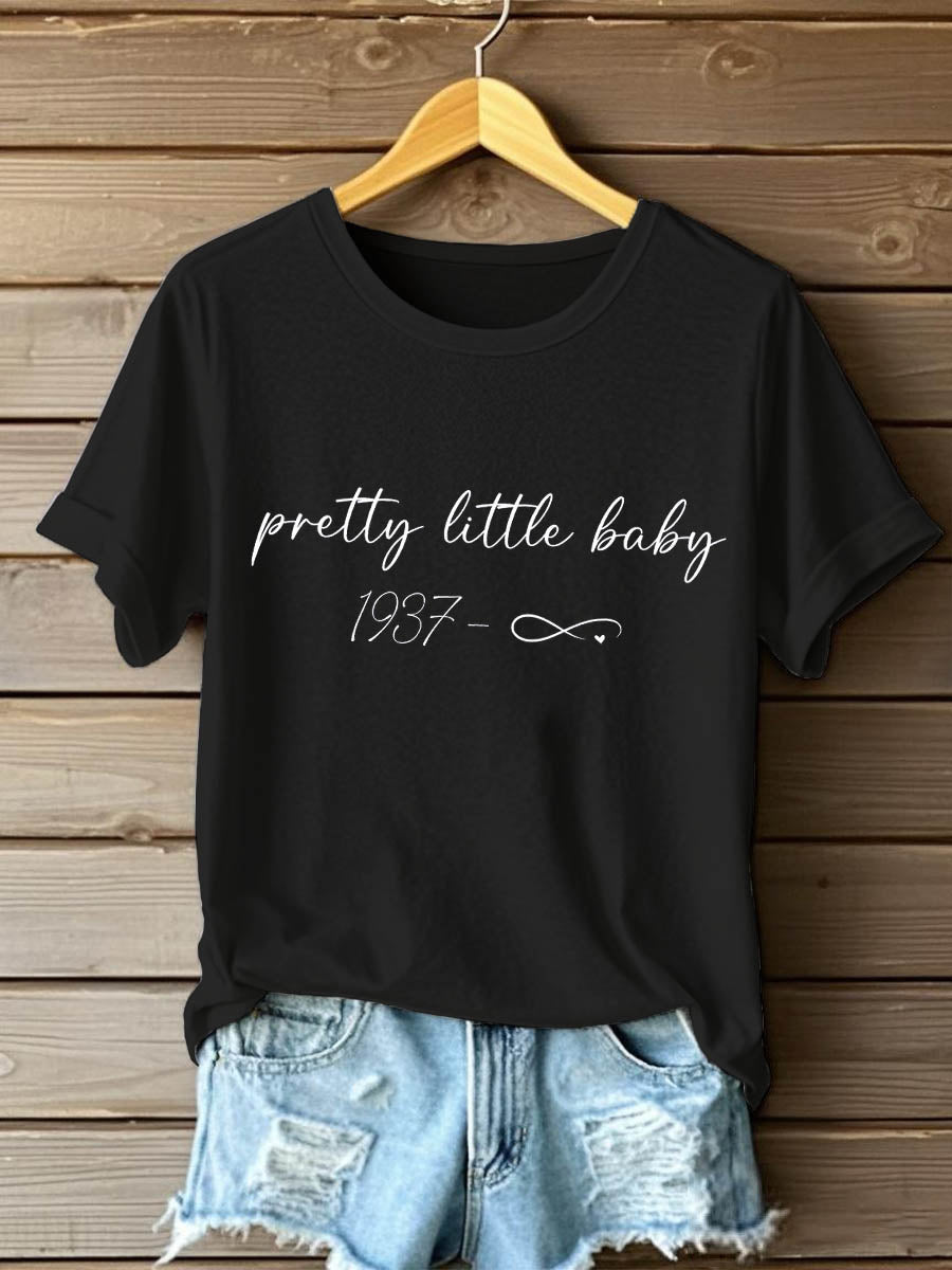 Women's Music Short-Sleeved Printed T-shirt