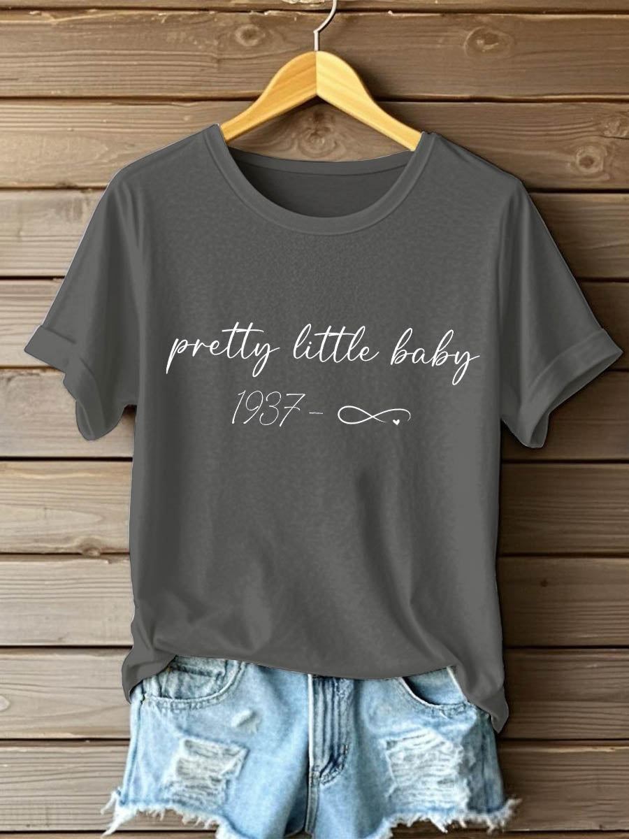 Women's Music Short-Sleeved Printed T-shirt