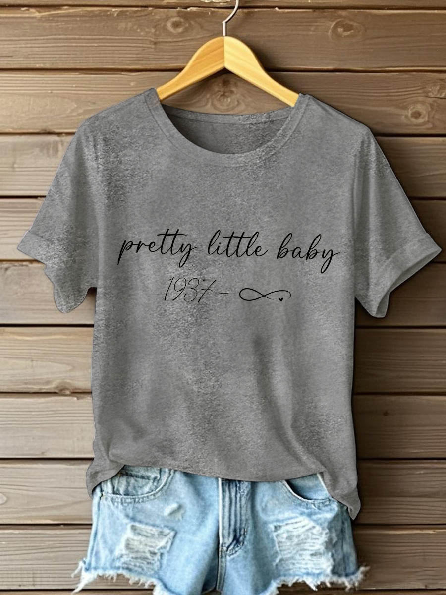 Women's Music Short-Sleeved Printed T-shirt