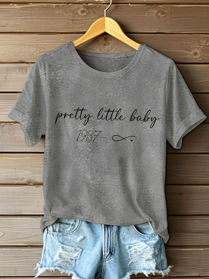 Women's Music Short-Sleeved Printed T-shirt