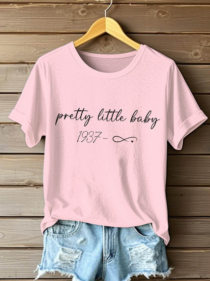Women's Music Short-Sleeved Printed T-shirt