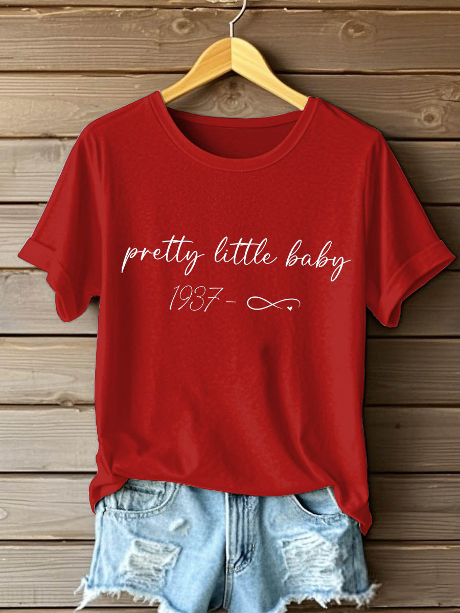 Women's Music Short-Sleeved Printed T-shirt