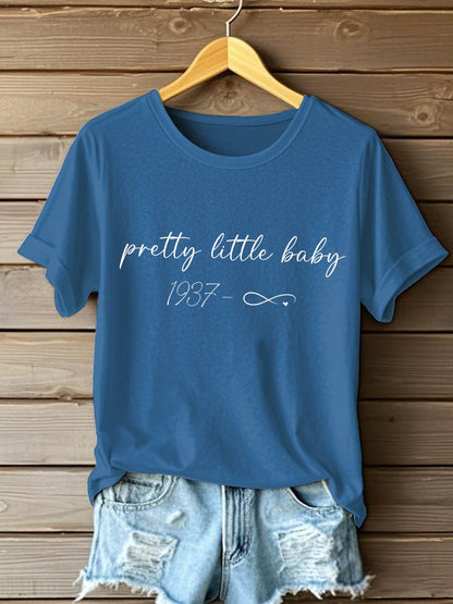 Women's Music Short-Sleeved Printed T-shirt