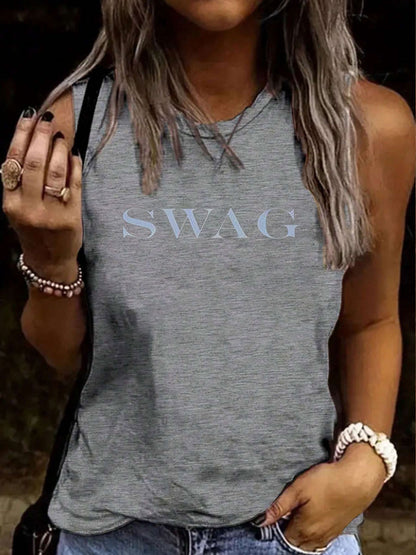 Women's Music Lover Swag Printed Vests