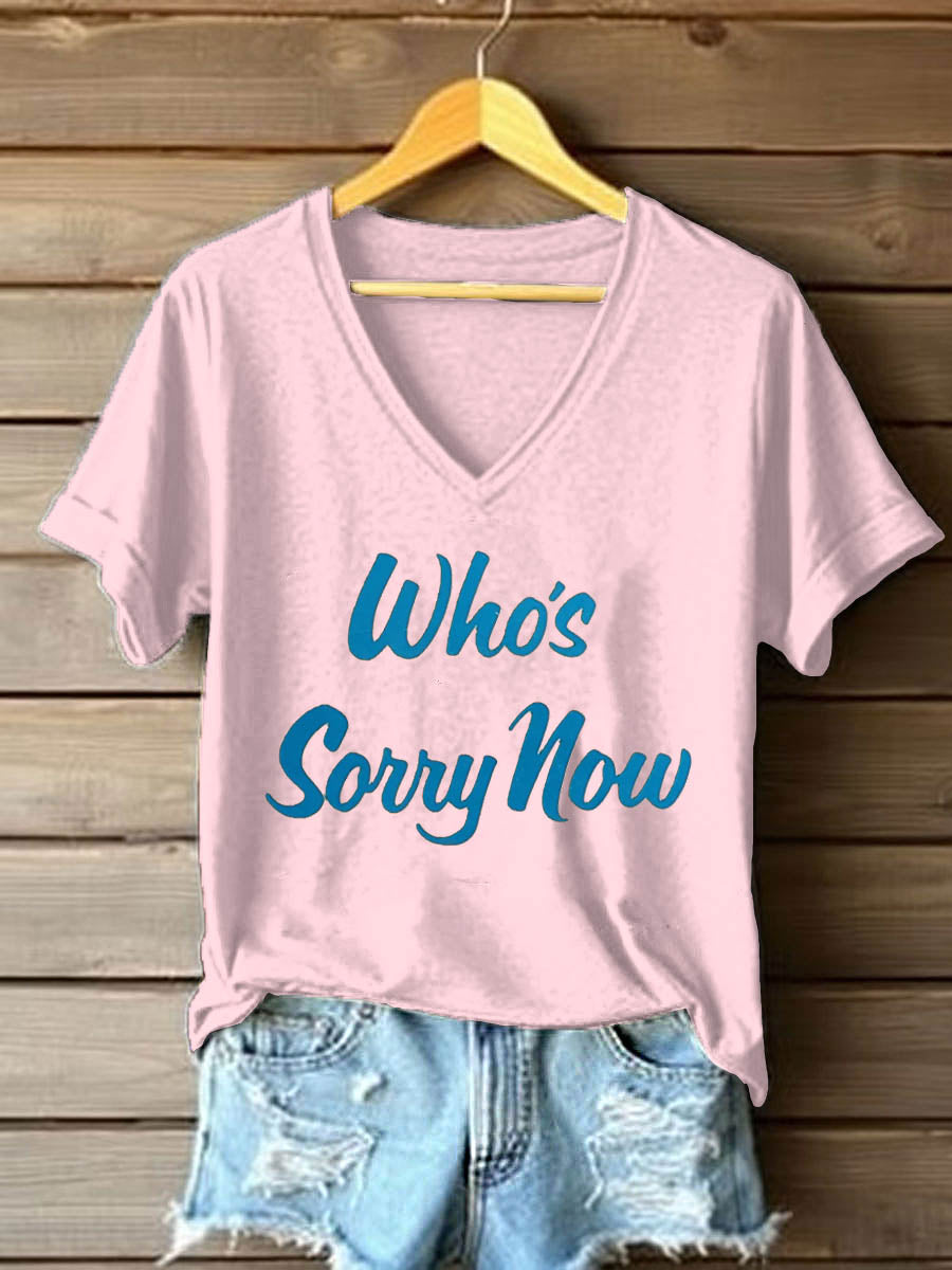 Women's Music Short-Sleeved Printed T-shirt