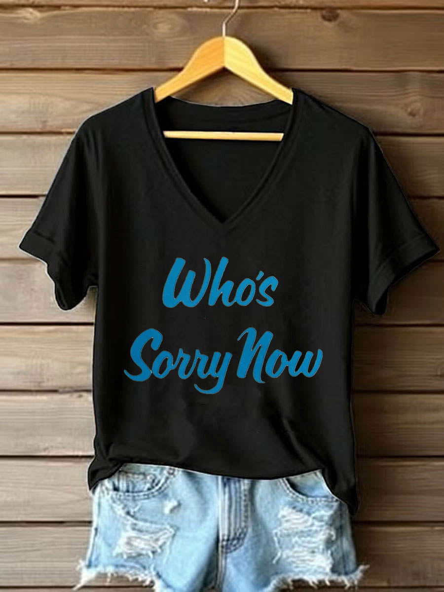 Women's Music Short-Sleeved Printed T-shirt