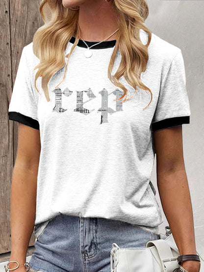 Women's Snake Album Printed T-shirt
