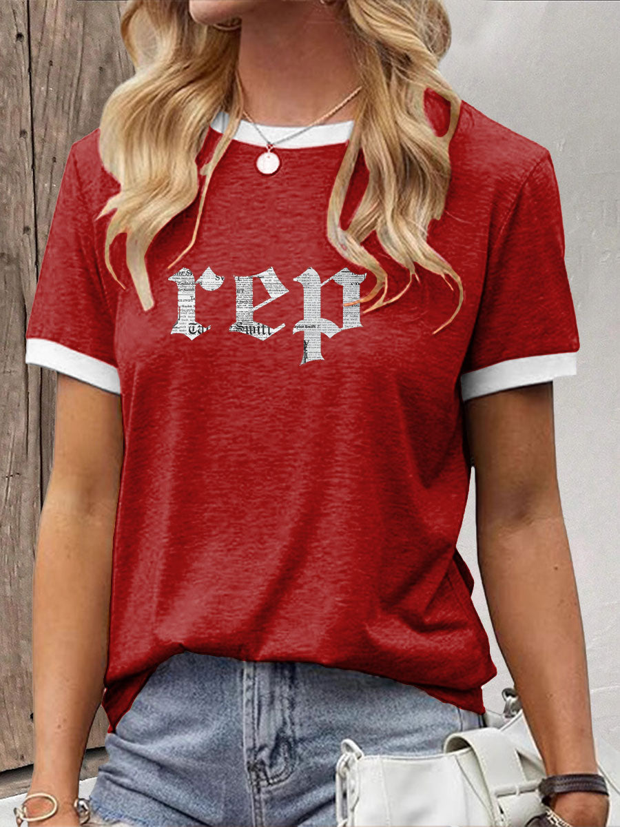 Women's Snake Album Printed T-shirt