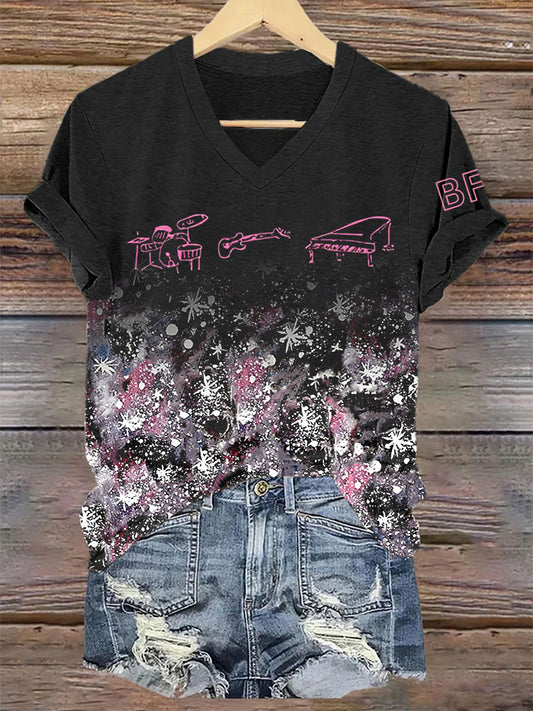 Women's 2025 Tour V Neck T-Shirt