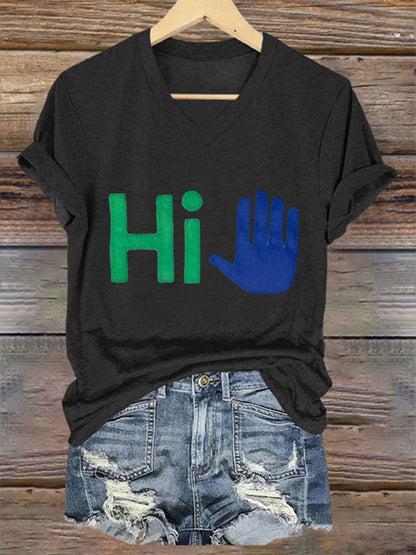 Women's 2025 Rock Band Tour V-Neck T-Shirt