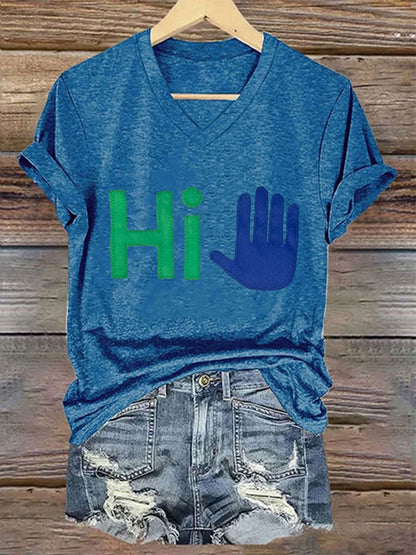 Women's 2025 Rock Band Tour V-Neck T-Shirt