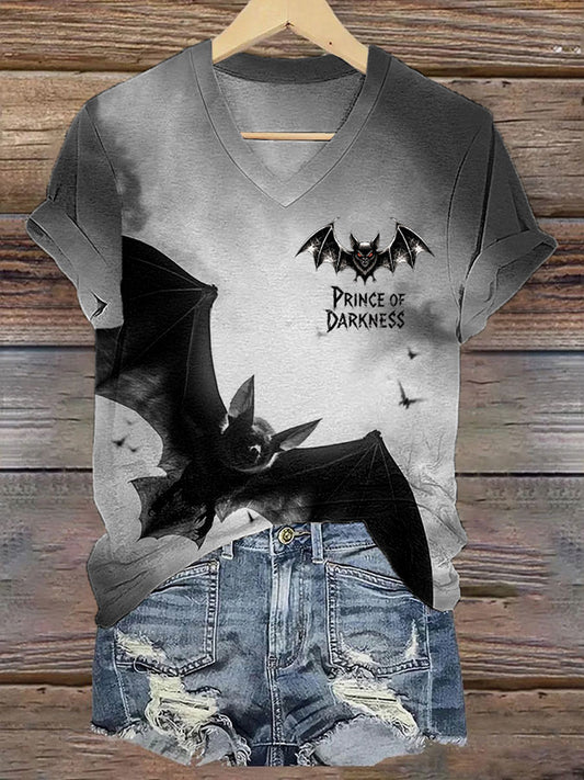 Women's Prince of Darkness Printed Casual T-shirt