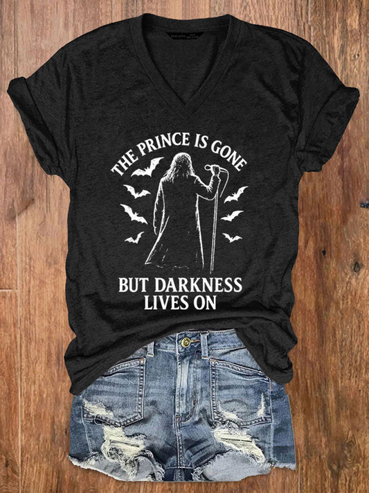 Women's Prince of Darkness Printed Casual T-shirt