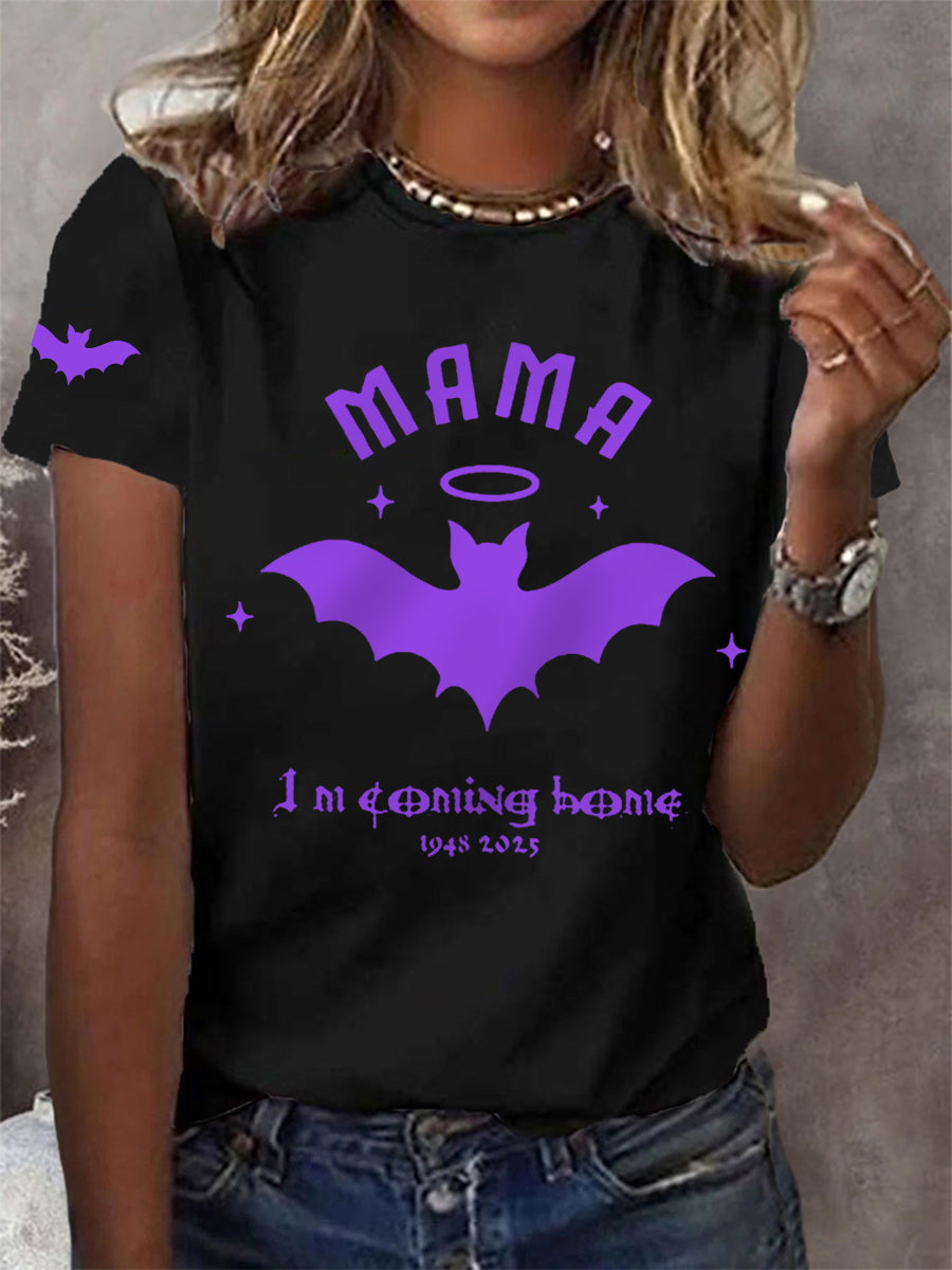 Women's Mama I'm Coming Home Rock Legend Memorial Tee