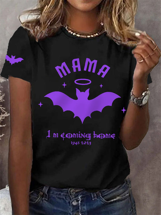 Women's Mama I'm Coming Home Rock Legend Memorial Tee