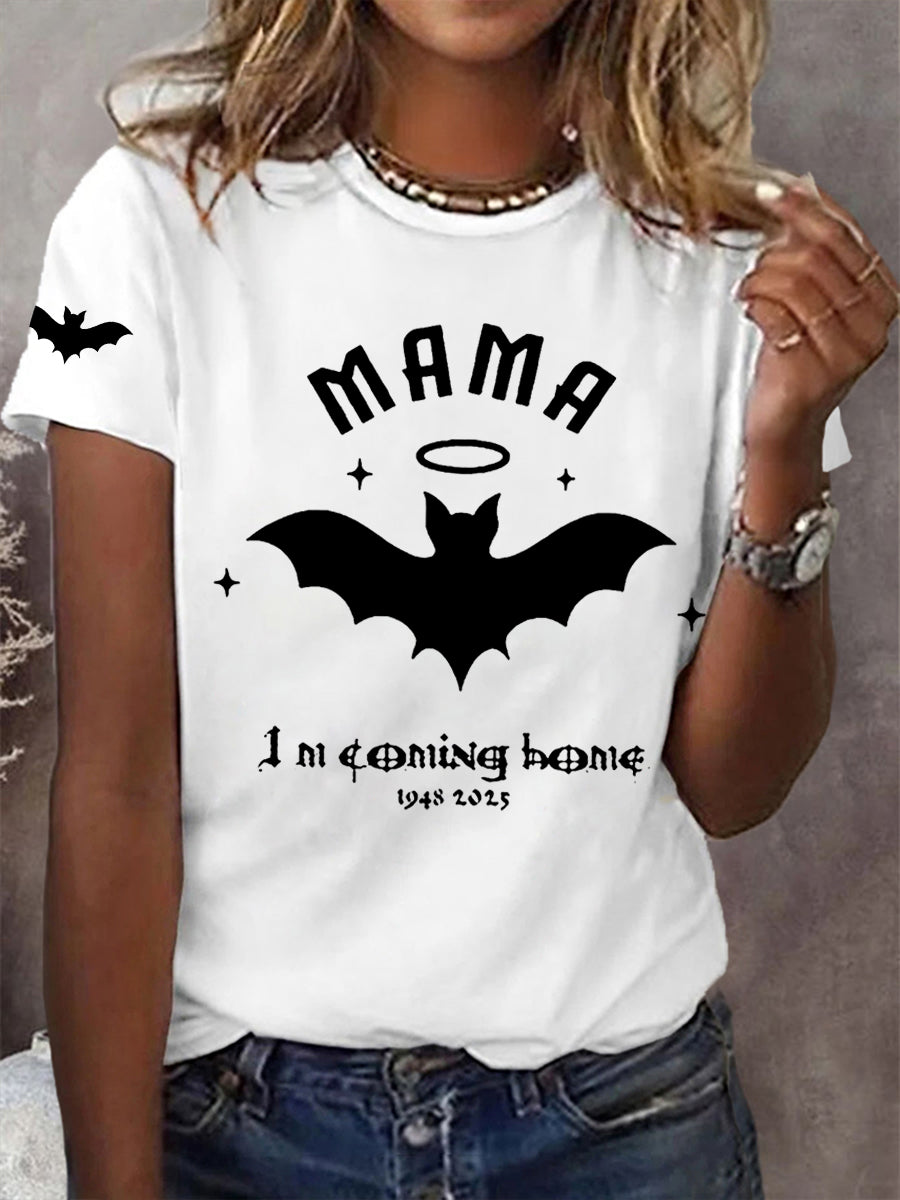 Women's Mama I'm Coming Home Rock Legend Memorial Tee