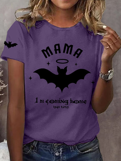 Women's Mama I'm Coming Home Rock Legend Memorial Tee