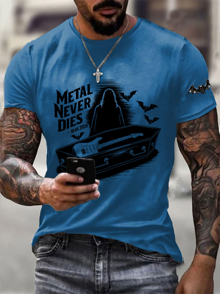 Men's Prince of Darkness Printed Casual T-Shirt