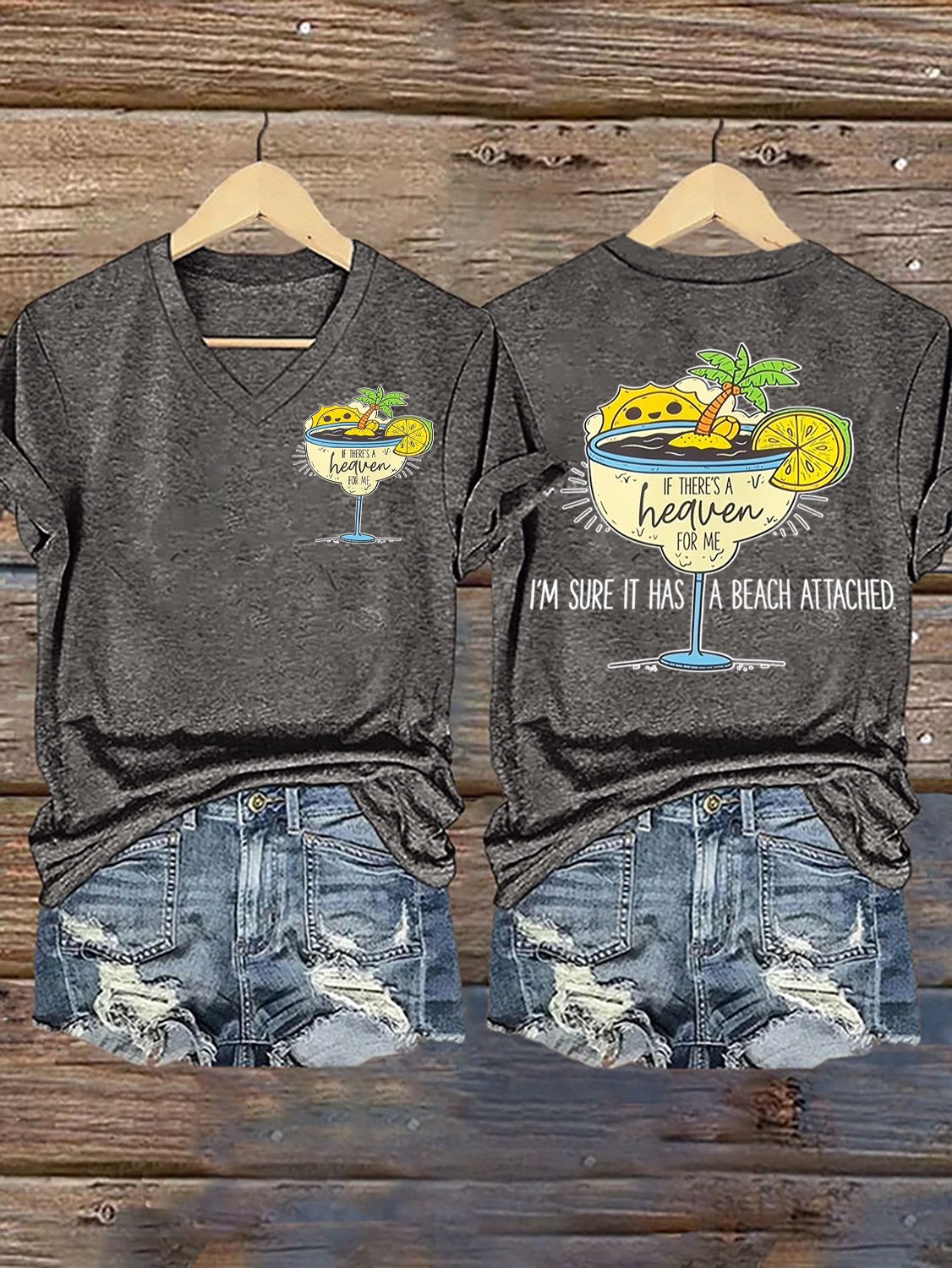 Women's Jimmy Buffett Day Iron On Short Sleeve T-Shirt