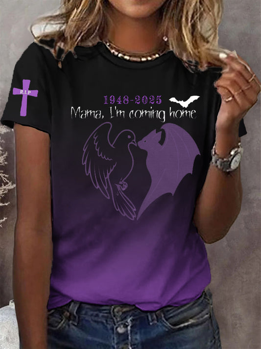 Women's Prince Of Darkness Forever Rip Legend Ozzy Osbourne Memorial Tee