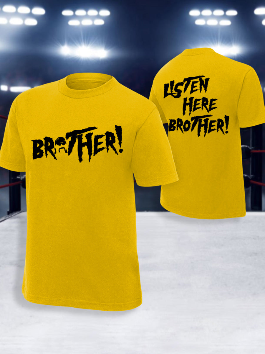 Men's Listen Here Brother! Print T-shirt