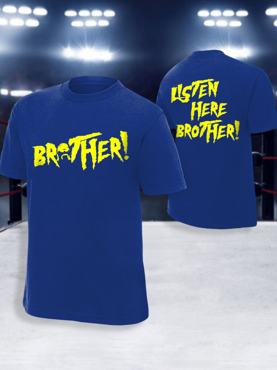 Men's Listen Here Brother! Print T-shirt