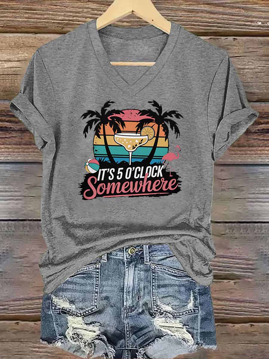Women's Jimmy Buffett Day Iron On Short Sleeve T-Shirt