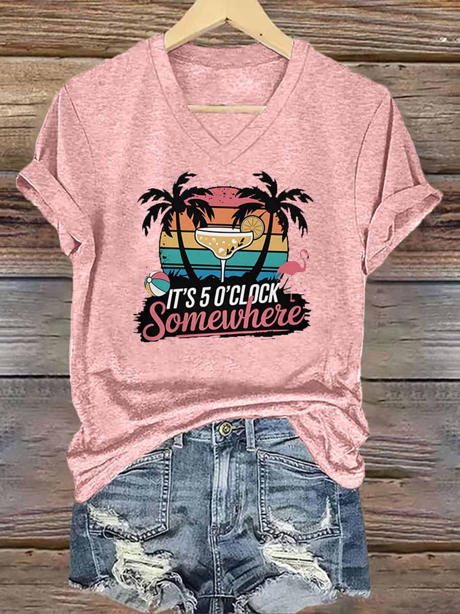 Women's Jimmy Buffett Day Iron On Short Sleeve T-Shirt