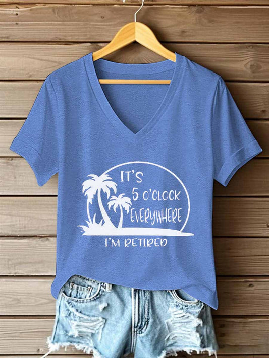 Women's Jimmy Buffett Day Iron On Short Sleeve T-Shirt