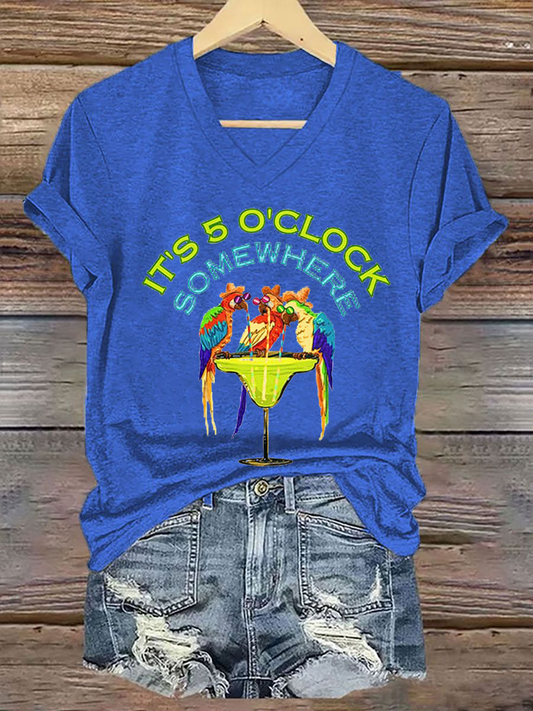 Women's Jimmy Buffett Day Iron On Short Sleeve T-Shirt