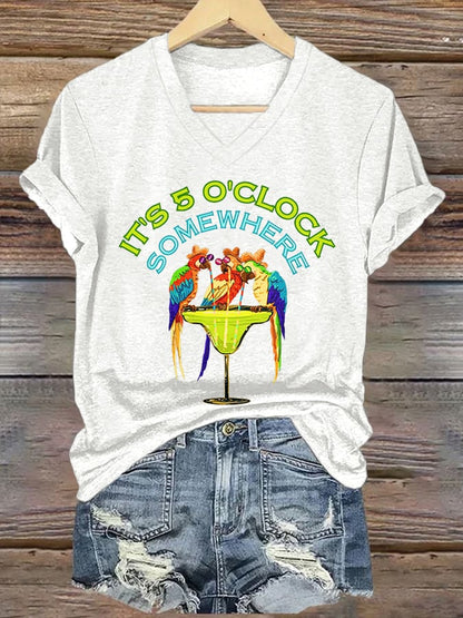 Women's Jimmy Buffett Day Iron On Short Sleeve T-Shirt