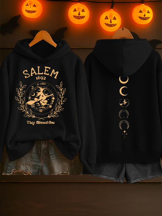 Women's Halloween Print Sweatshirt
