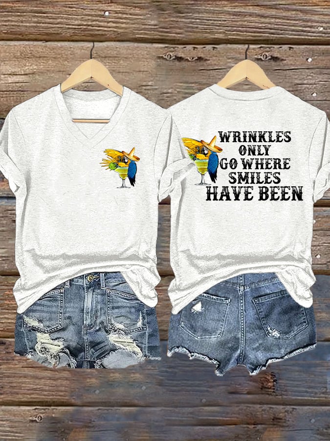 Women's Jimmy Buffett Day Iron On Short Sleeve T-Shirt
