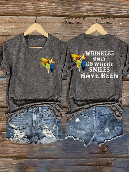 Women's Jimmy Buffett Day Iron On Short Sleeve T-Shirt