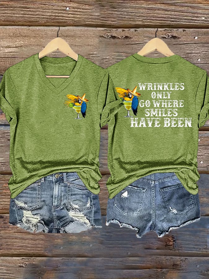 Women's Jimmy Buffett Day Iron On Short Sleeve T-Shirt