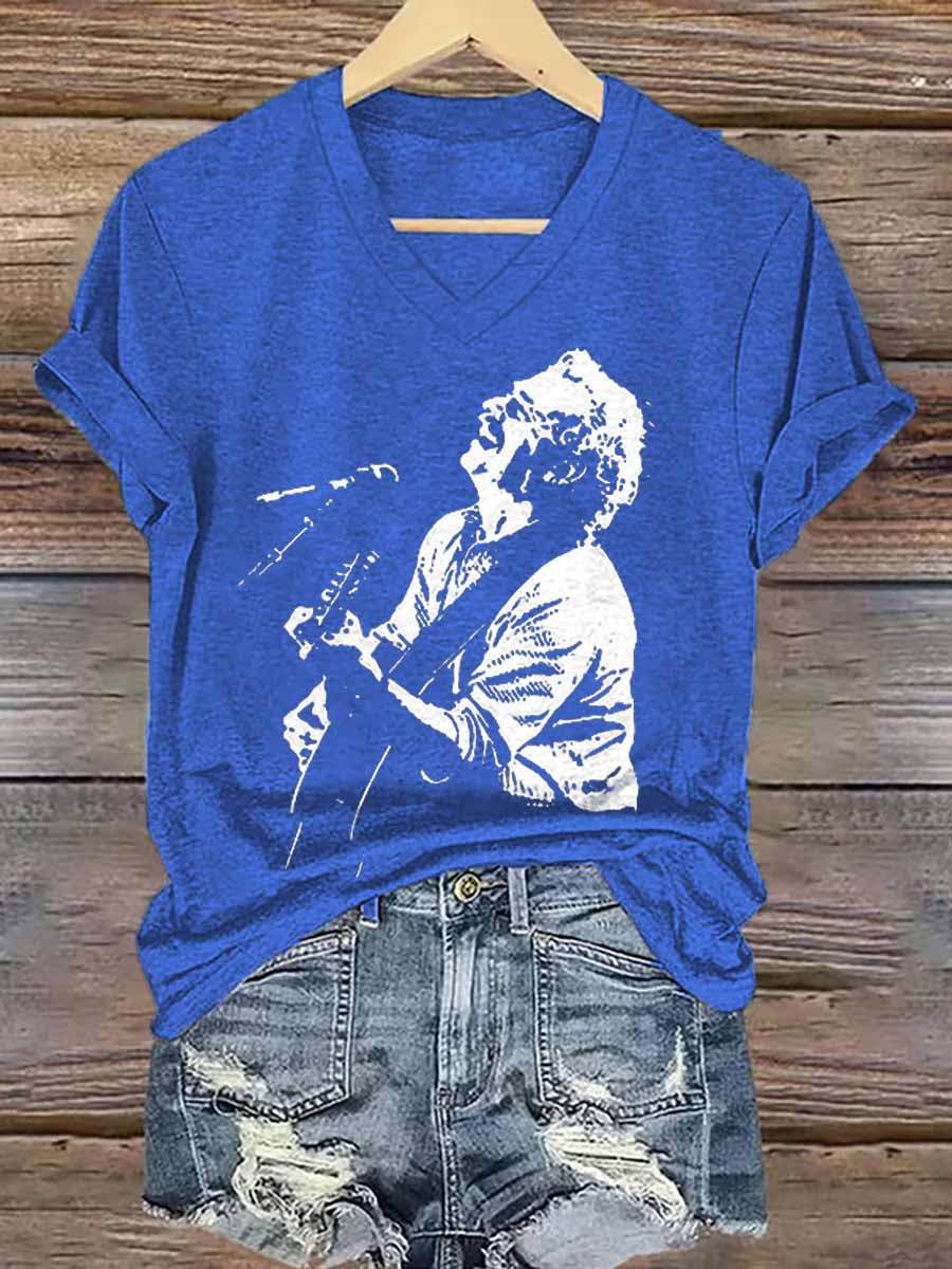 Women's Jimmy Buffett Day Iron On Short Sleeve T-Shirt