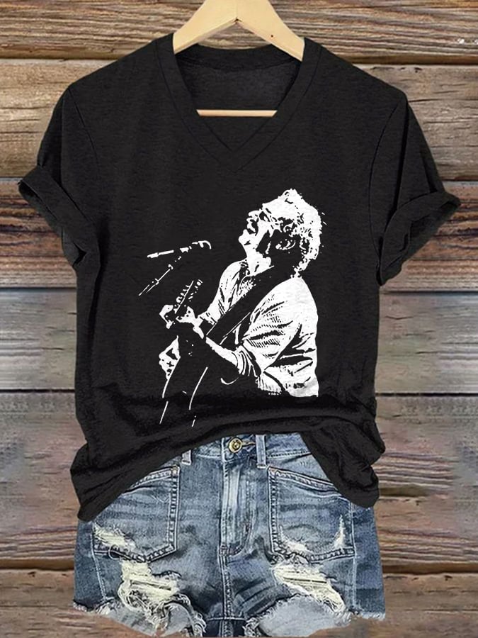 Women's Jimmy Buffett Day Iron On Short Sleeve T-Shirt