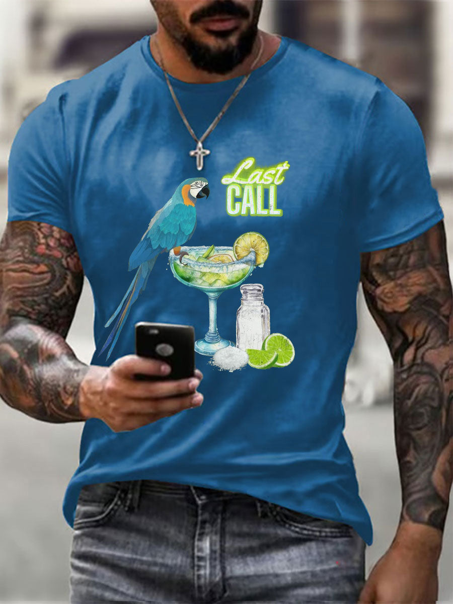 Men's Jimmy Buffett Day Printed Casual T-shirt