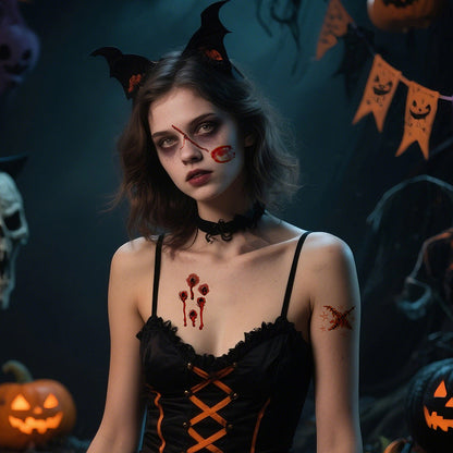 Halloween tattoo stickers (set of 30 sheets)