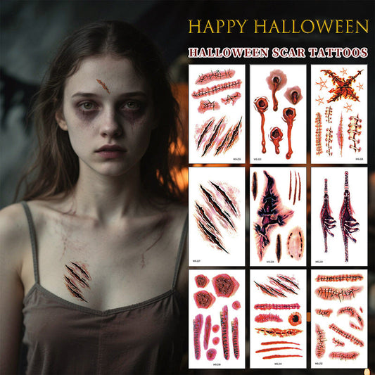 Halloween tattoo stickers (set of 30 sheets)