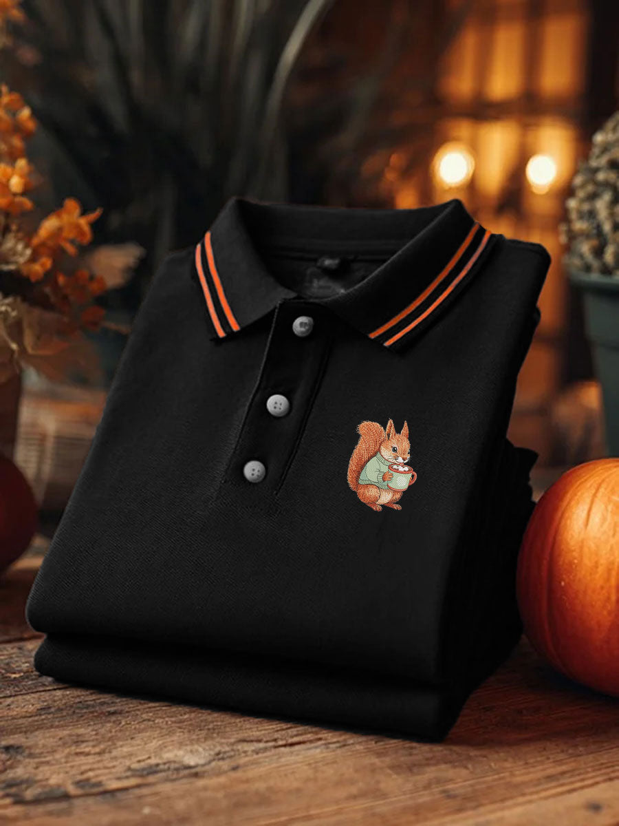 Men's Autumn Printed Casual Short Sleeve Top