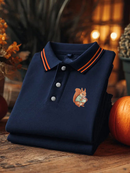 Men's Autumn Printed Casual Short Sleeve Top