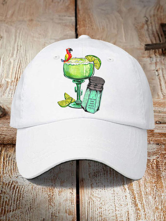 Unisex  It's 5 O'clock Somewhere Parrot Print Hat