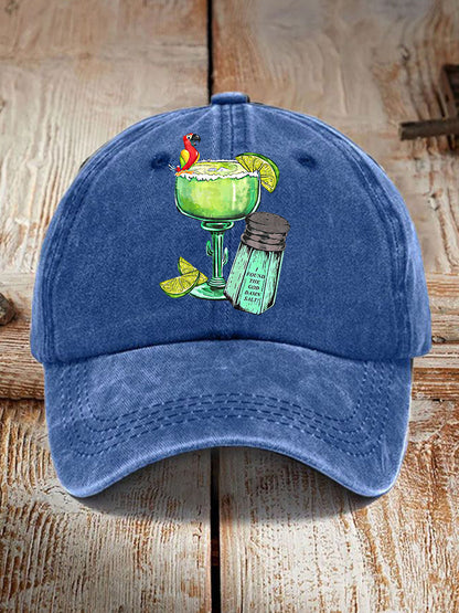 Unisex  It's 5 O'clock Somewhere Parrot Print Hat