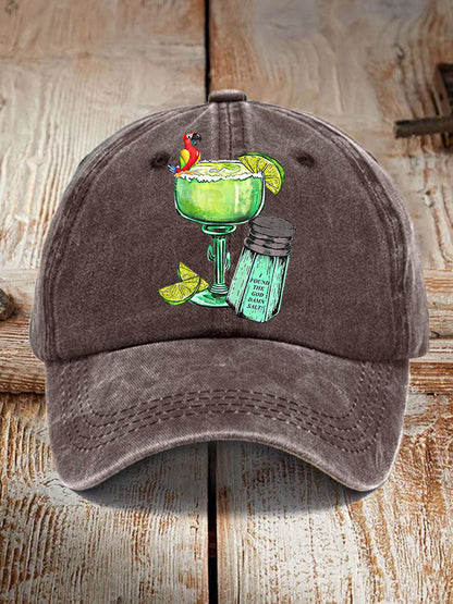 Unisex  It's 5 O'clock Somewhere Parrot Print Hat